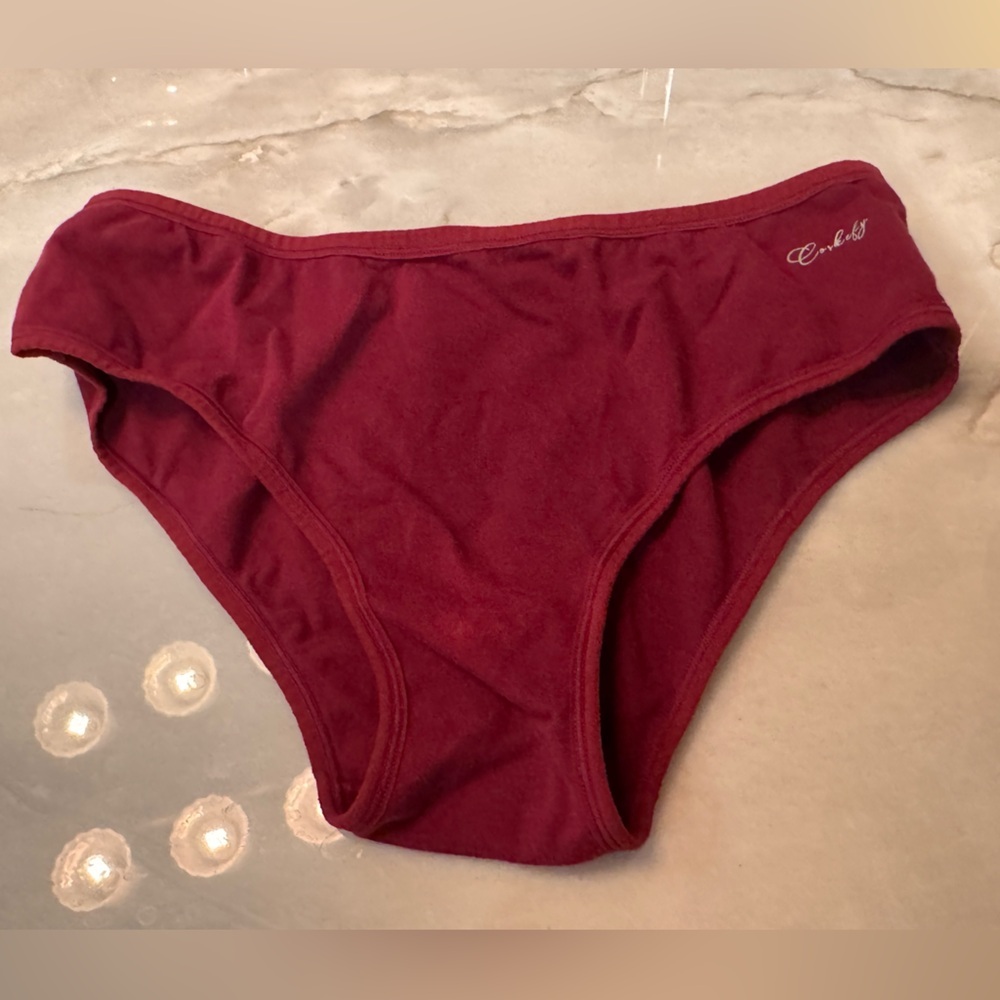 Cotton Deep Red panties